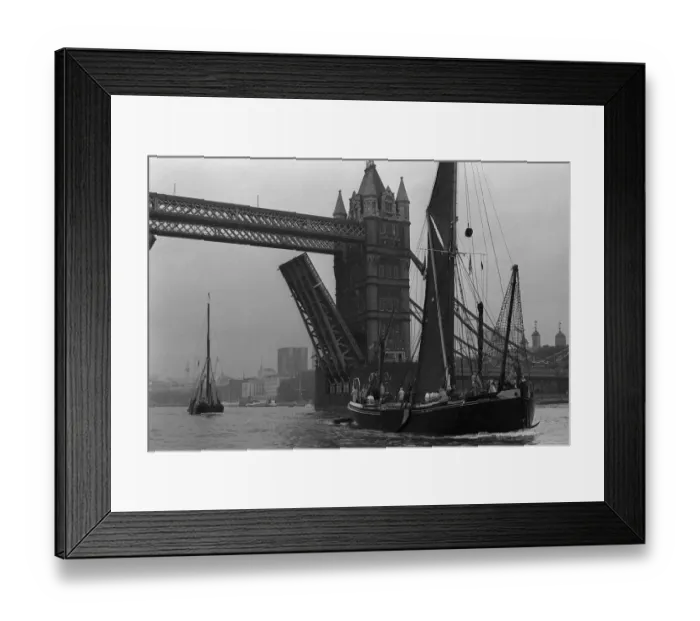 Framed Print : Boats River Thames Barges, July 1972. Two Thames barges built at the start Framed Print : Boats River Thames Barges, July 1972. Two Thames barges built at the start