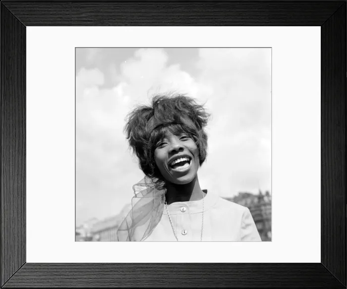 Framed Print : Jamaican singer Millicent Small, who wrote the song My Boy Lollipop May Framed Print : Jamaican singer Millicent Small, who wrote the song My Boy Lollipop May