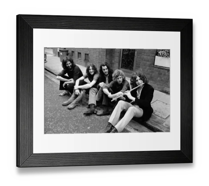 Framed Print : Pop Group Supertramp'pictured in Bruton Place, London