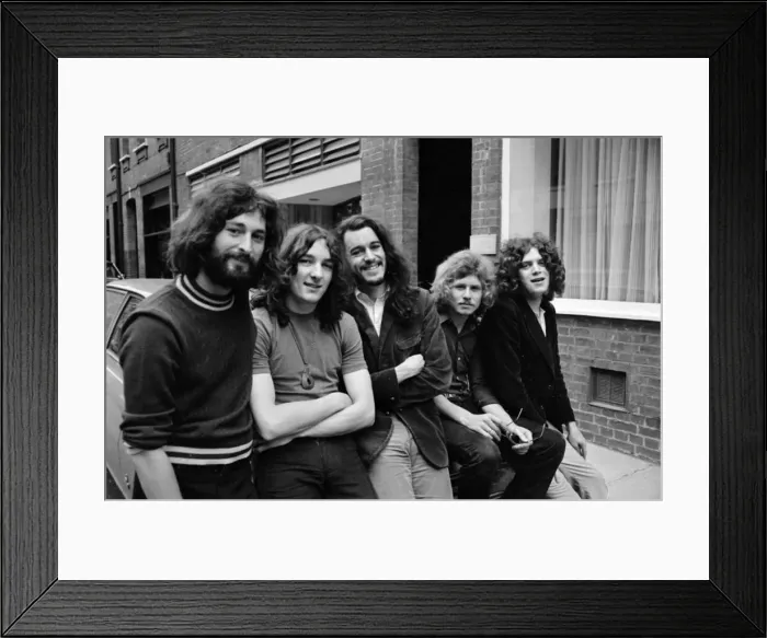 Framed Print : Pop Group Supertramp'pictured in Bruton Place, London