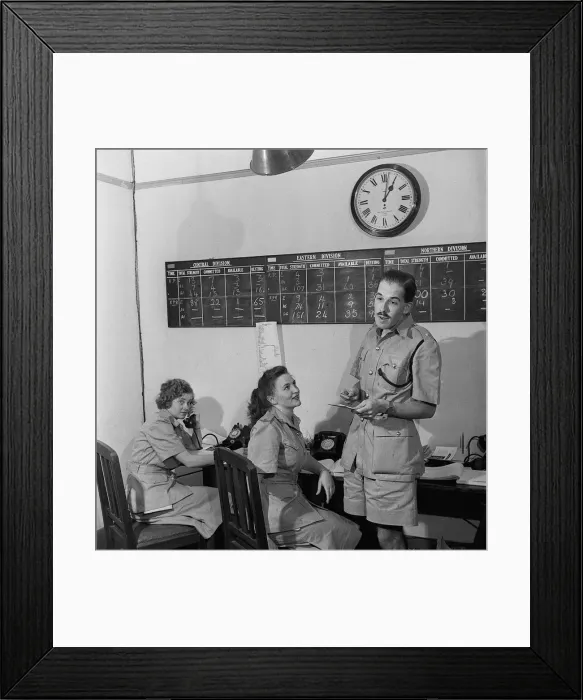 Framed Print : The Operations Room of the Kenya Police in Nairobi where the battle against the Mau-Mau Framed Print : The Operations Room of the Kenya Police in Nairobi where the battle against the Mau-Mau
