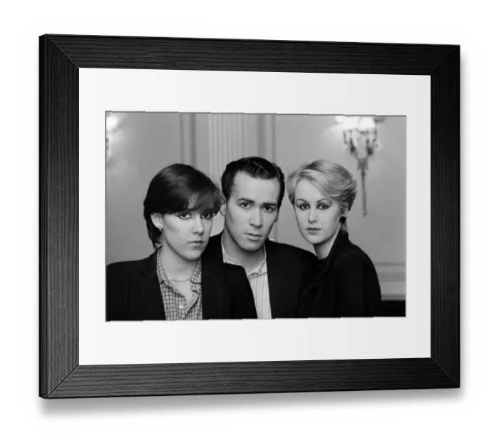 Framed Print : British pop group The Human League-left to right: Joanne Catherall Framed Print : British pop group The Human League-left to right: Joanne Catherall