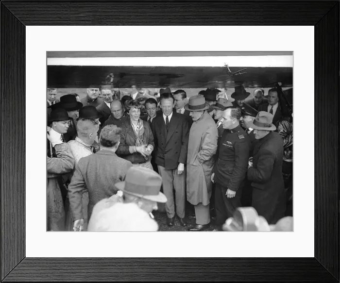 Framed Print : Miss Earhart flies the Atlantic OP260C May 1932 Amelia Earhart is best Framed Print : Miss Earhart flies the Atlantic OP260C May 1932 Amelia Earhart is best