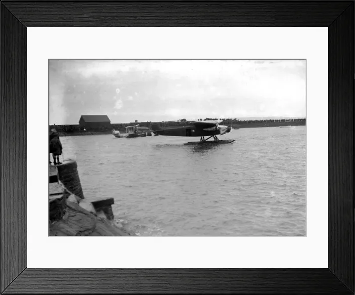 Framed Print : Amelia Earhart flies the Atlantic. OPS The Friendship
