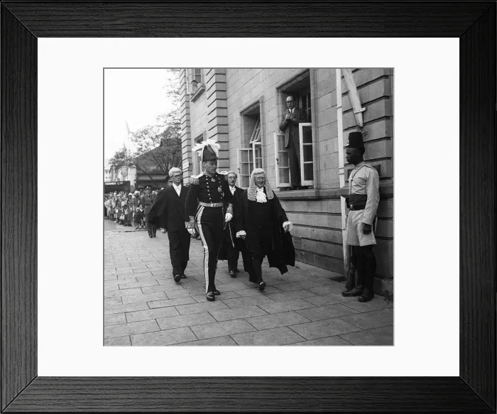 Framed Print : The new Governor of Kenya, Sir Evelyn Baring, in the full regalia of a Colonial Governor Framed Print : The new Governor of Kenya, Sir Evelyn Baring, in the full regalia of a Colonial Governor