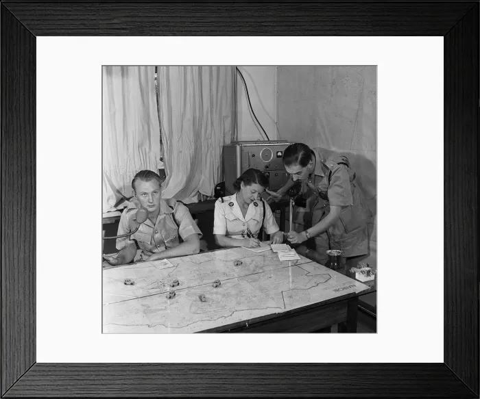 Framed Print : The Operations Room of the Kenya Police in Niarobi where the battle against the Mau-Mau Framed Print : The Operations Room of the Kenya Police in Niarobi where the battle against the Mau-Mau