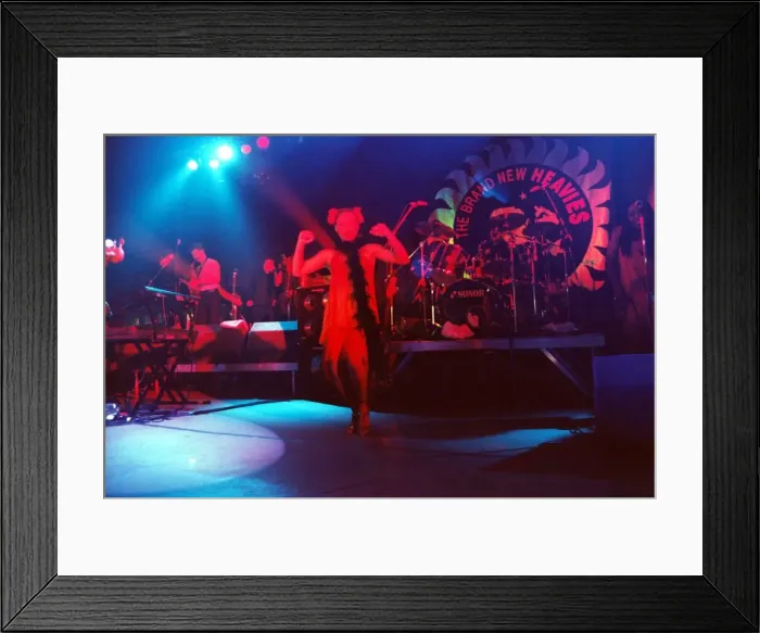 Framed Print : The Brand New Heavies performing at Northumbria University. 23  /  05  /  94