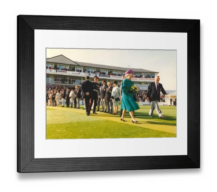Framed Print : Queen Elizabeth II and Prince Phillip offically open the Riverside
