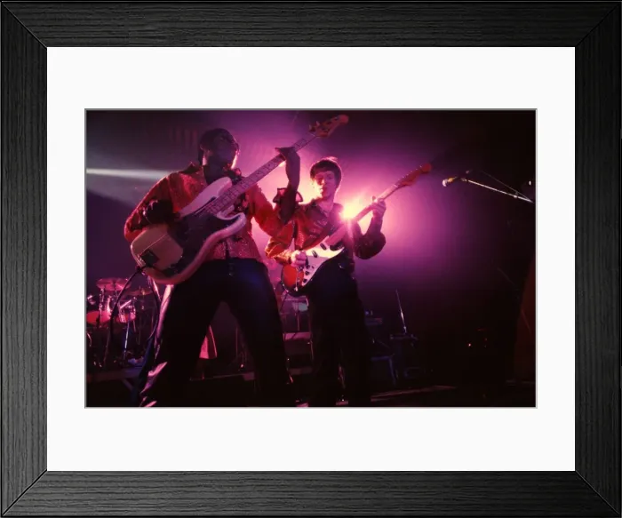 Framed Print : The Brand New Heavies performing at Northumbria University. 23  /  05  /  94