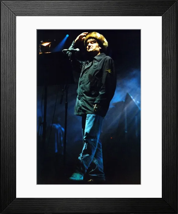 Framed Print : Paul Heaton of the pop group The Beautiful South performing at the Newcastle Arena Framed Print : Paul Heaton of the pop group The Beautiful South performing at the Newcastle Arena