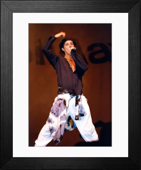 Framed Print : Bad Boys Inc perform at the Whitley Bay Ice Rink. 29  /  08  /  94