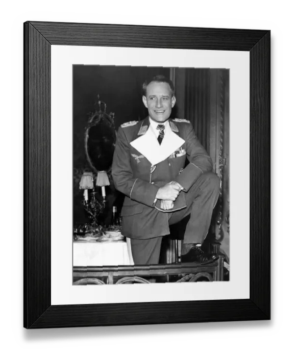 Framed Print : Actor Trevor Howard dressed for his part in The Devils General Framed Print : Actor Trevor Howard dressed for his part in The Devils General
