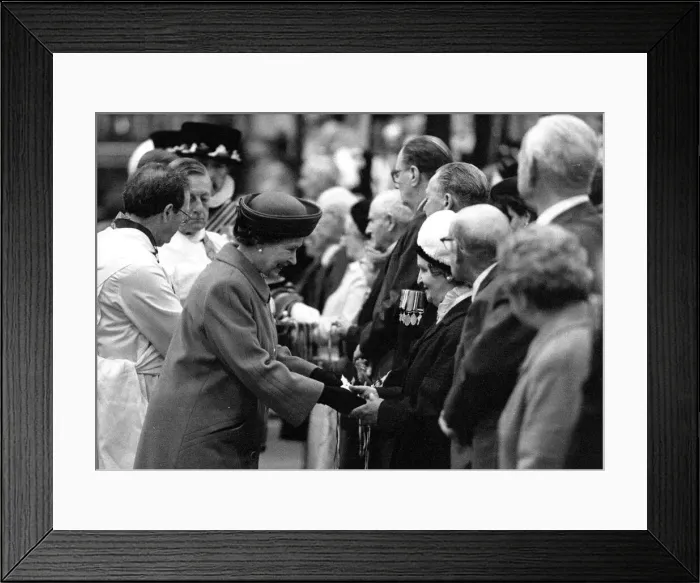 Framed Print : Queen Elizabeth II and Prince Philip visit Newcastle to distribute the Royal Maundy Money Framed Print : Queen Elizabeth II and Prince Philip visit Newcastle to distribute the Royal Maundy Money