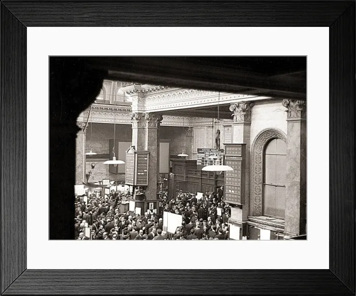 Framed Print : London Stock Exchange The Stock Exchange on General Election