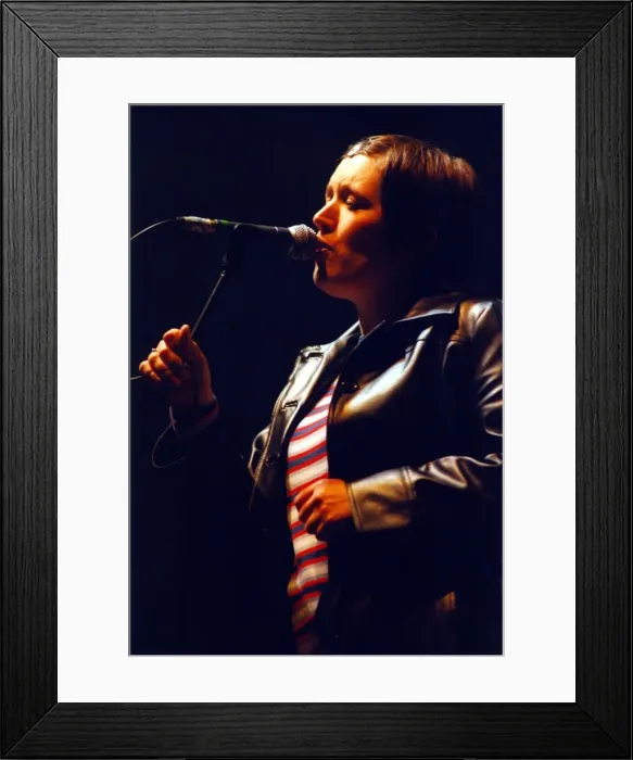 Framed Print : Jacqui Abbott of the pop group The Beautiful South performing at the Newcastle Arena Framed Print : Jacqui Abbott of the pop group The Beautiful South performing at the Newcastle Arena