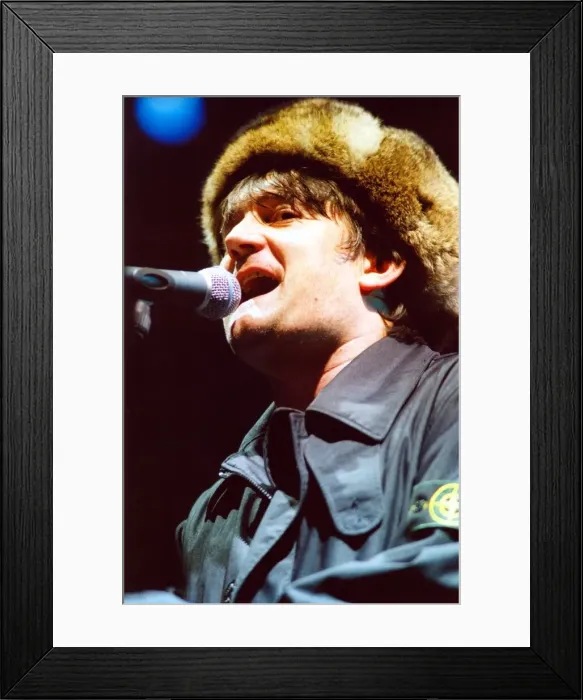 Framed Print : Paul Heaton of the pop group The Beautiful South performing at the Newcastle Arena Framed Print : Paul Heaton of the pop group The Beautiful South performing at the Newcastle Arena
