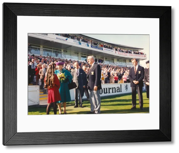 Framed Print : Queen Elizabeth II and Prince Phillip offically open the Riverside
