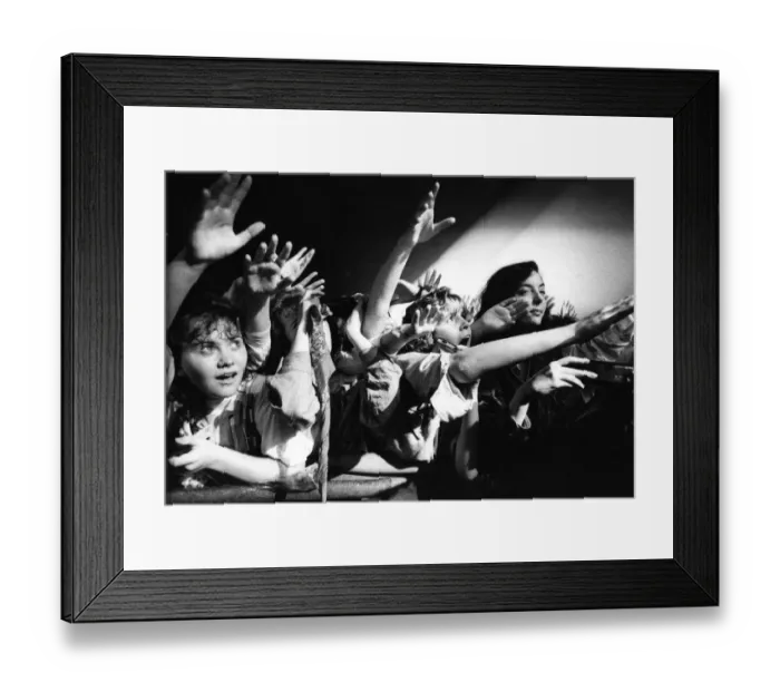Framed Print : Bros fans at the concert in Whitley Bay ice rink. 13 / 12 / 88 Framed Print : Bros fans at the concert in Whitley Bay ice rink. 13 / 12 / 88