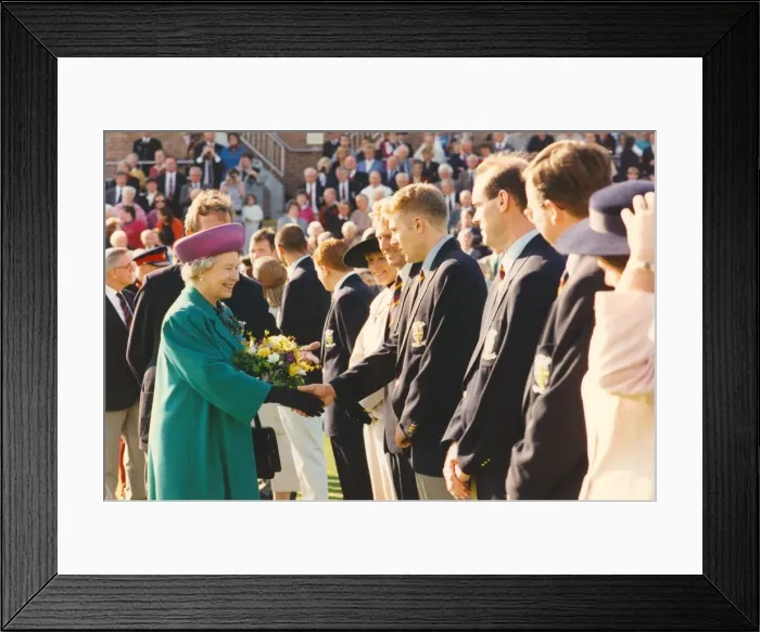 Framed Print : Queen Elizabeth II and Prince Phillip offically open the Riverside Framed Print : Queen Elizabeth II and Prince Phillip offically open the Riverside