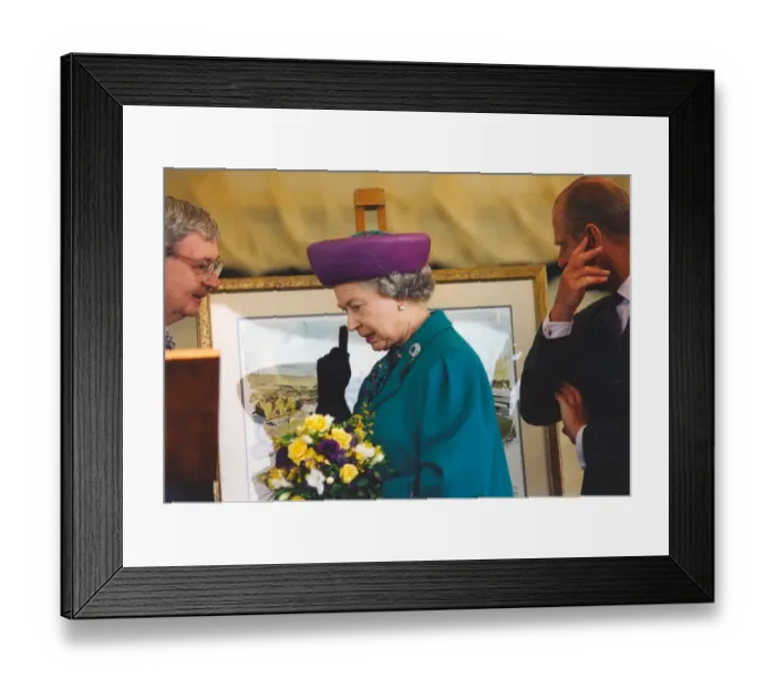 Framed Print : Queen Elizabeth II and Prince Phillip offically open the Riverside Framed Print : Queen Elizabeth II and Prince Phillip offically open the Riverside