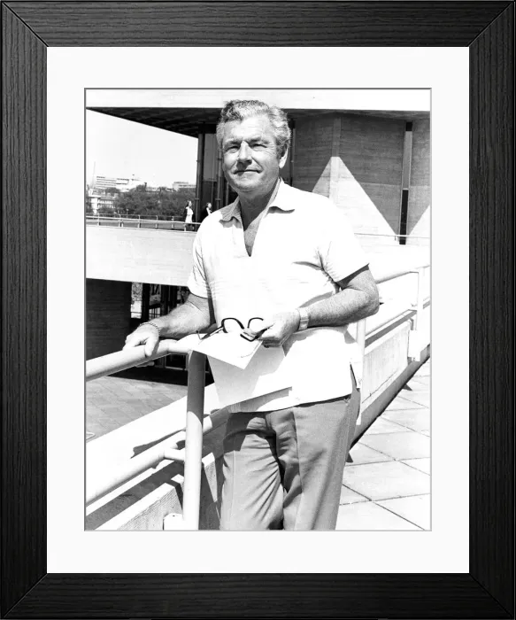 Framed Print : Actor Kenneth More in 1977