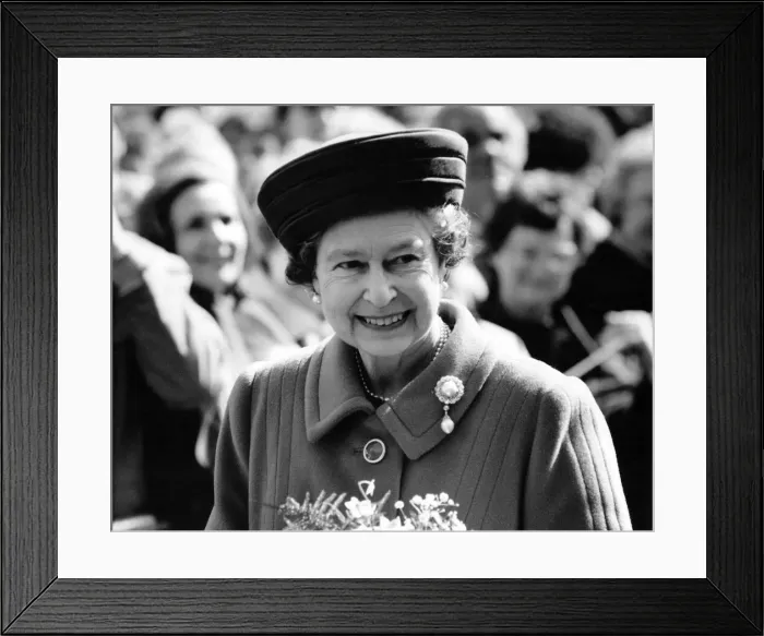 Framed Print : Queen Elizabeth II and Prince Philip visit Newcastle to distribute the Royal Maundy Money Framed Print : Queen Elizabeth II and Prince Philip visit Newcastle to distribute the Royal Maundy Money