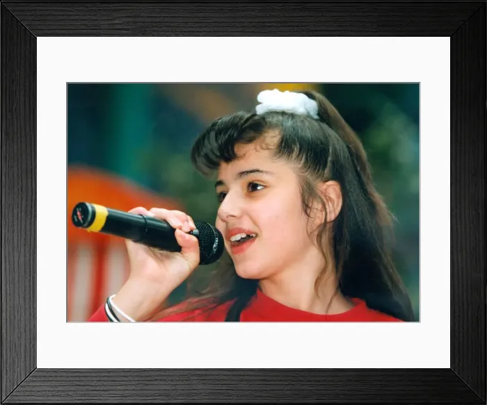 Framed Print : Singer Cheryl Tweedy, aged 13, tipped to be a star of the future Framed Print : Singer Cheryl Tweedy, aged 13, tipped to be a star of the future