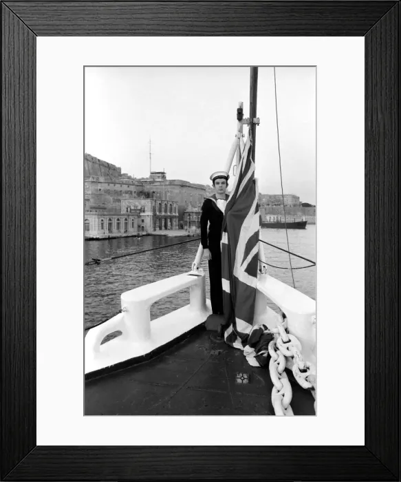 Framed Print : Preparation for the British Departure from Malta. 18 year old radio operator Brian Framed Print : Preparation for the British Departure from Malta. 18 year old radio operator Brian
