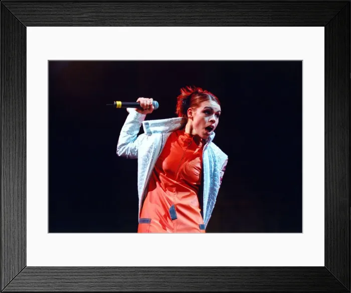 Framed Print : Billie Piper performing at the Newcastle Arena. December 1998 Framed Print : Billie Piper performing at the Newcastle Arena. December 1998