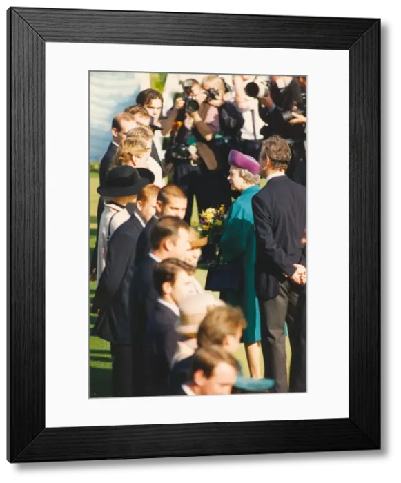 Framed Print : Queen Elizabeth II and Prince Phillip offically open the Riverside Framed Print : Queen Elizabeth II and Prince Phillip offically open the Riverside