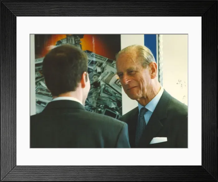 Framed Print : Queen Elizabeth II and Prince Philip visit the North East 18 May 1993 - The Prince Framed Print : Queen Elizabeth II and Prince Philip visit the North East 18 May 1993 - The Prince