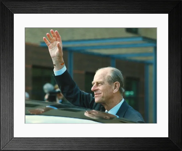 Framed Print : Queen Elizabeth II and Prince Philip visit the North East 18 May 1993 - The Prince Framed Print : Queen Elizabeth II and Prince Philip visit the North East 18 May 1993 - The Prince