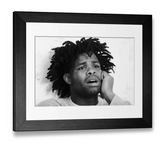 Framed Print : Boxer Kirkland Laing seen here att home. 2nd December 1987 Framed Print : Boxer Kirkland Laing seen here att home. 2nd December 1987