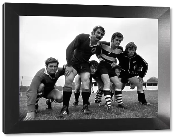 Sport: Rugby: All Blacks training. October 1972 72-10293
