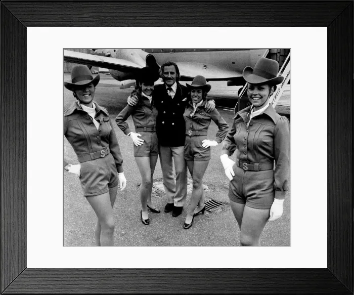 Framed Print : Racing driver Graham Hill opened the Gala Day at Ashford Airport Framed Print : Racing driver Graham Hill opened the Gala Day at Ashford Airport