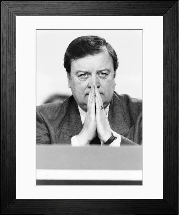 Framed Print : Kenneth Clarke MP January 1996. Chancellor Of The Exchequer Framed Print : Kenneth Clarke MP January 1996. Chancellor Of The Exchequer