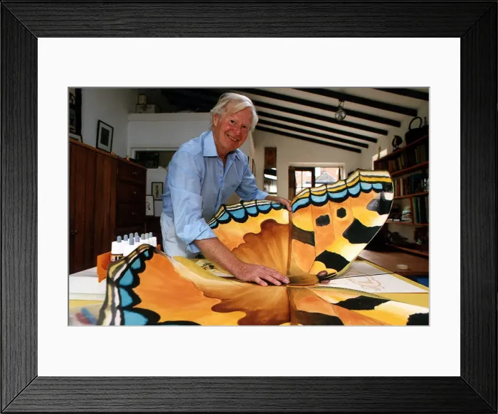 Framed Print : Tony Hart Artist and TV Personality Framed Print : Tony Hart Artist and TV Personality