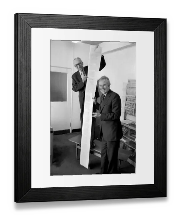 Framed Print : Old Men  /  Humour: Ken Hord and Fred Wills. February 1975 75-01028-001