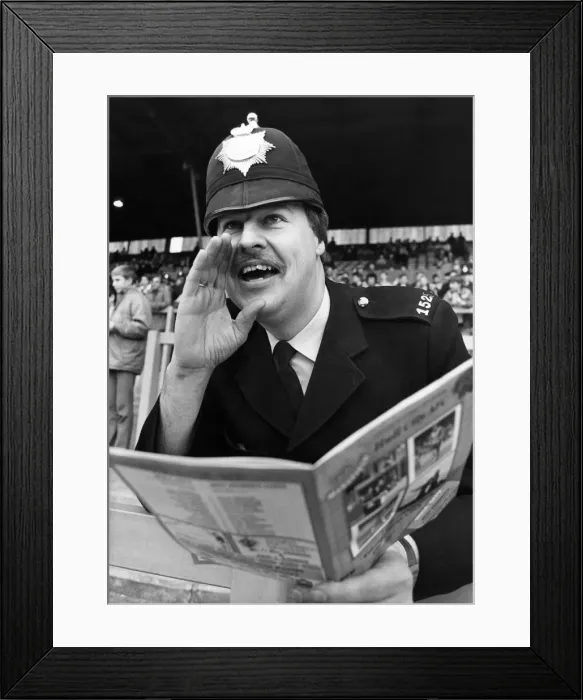 Framed Print : P. C. Steve Driffill, Hull City FC. November 1987 P005603 Framed Print : P. C. Steve Driffill, Hull City FC. November 1987 P005603