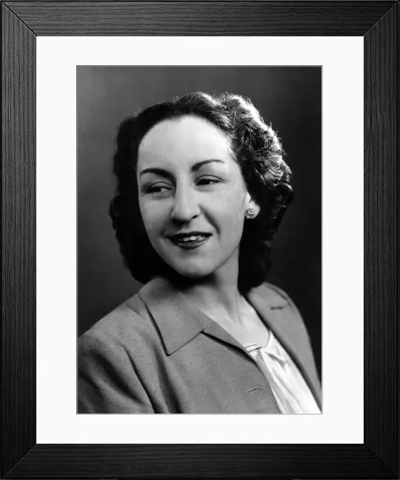 Framed Print : Miss Anna Pollok. (Sadlers Wells opera). July 1948 P005180 Framed Print : Miss Anna Pollok. (Sadlers Wells opera). July 1948 P005180