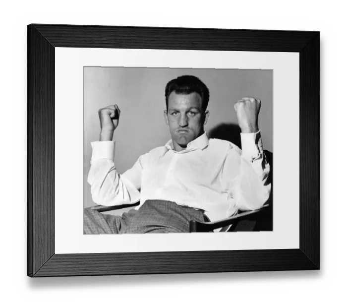 Framed Print : Boxer Brian London. August 1966 P005164