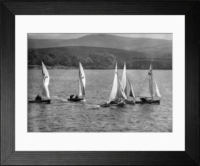 Framed Print : Firefly dinghy racing Hollingworth Lake: F. 686 (Dr. C. A