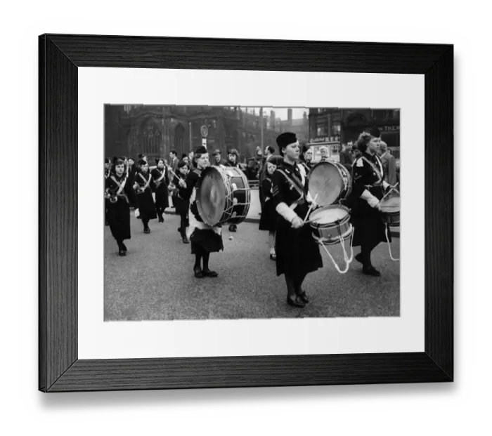 Framed Print : Church Girls Brigade Annual Church Parade at Manchester Cathedral Framed Print : Church Girls Brigade Annual Church Parade at Manchester Cathedral