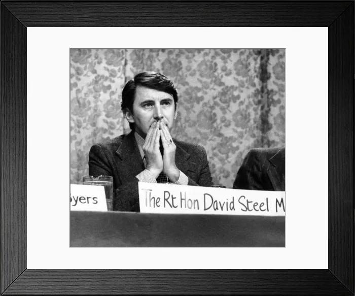 Framed Print : David Steel. January 1978 P005509 Framed Print : David Steel. January 1978 P005509