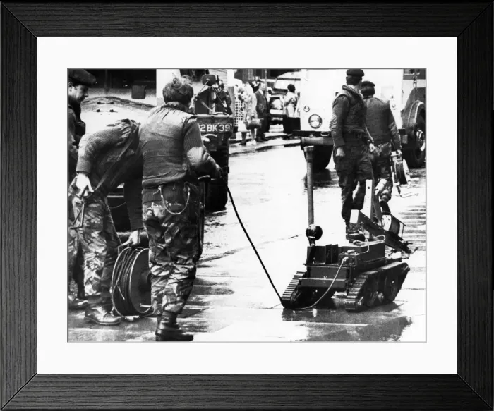 Framed Print : The Goliath Mark 2, trundling along on its first mission. May 1973 P005086 Framed Print : The Goliath Mark 2, trundling along on its first mission. May 1973 P005086