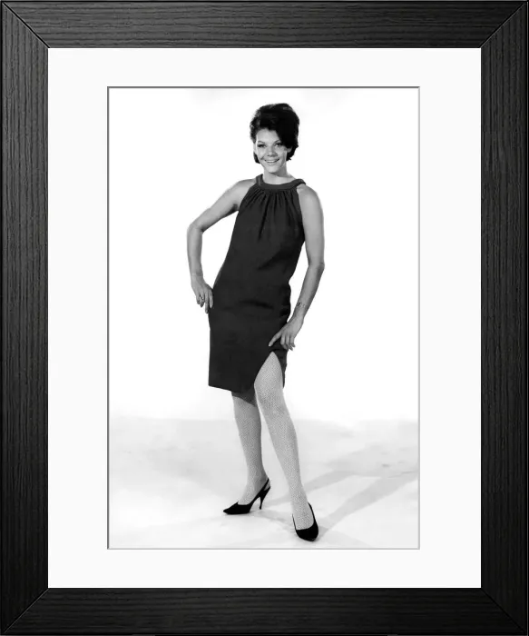 Framed Print : Reveille Fashions 1966: Joan Lofthouse wearing dress. September 1966 P006685 Framed Print : Reveille Fashions 1966: Joan Lofthouse wearing dress. September 1966 P006685