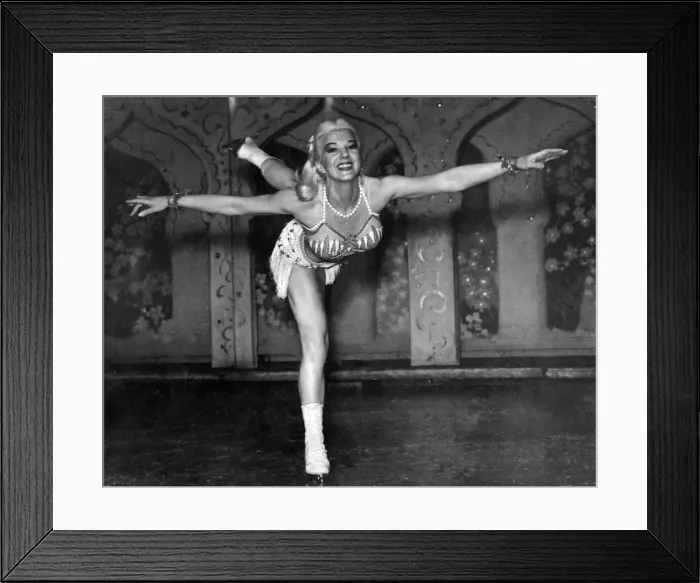 Framed Print : Slave girl Sheila Hamilton (the leading lady) seen during rehearsal tonight