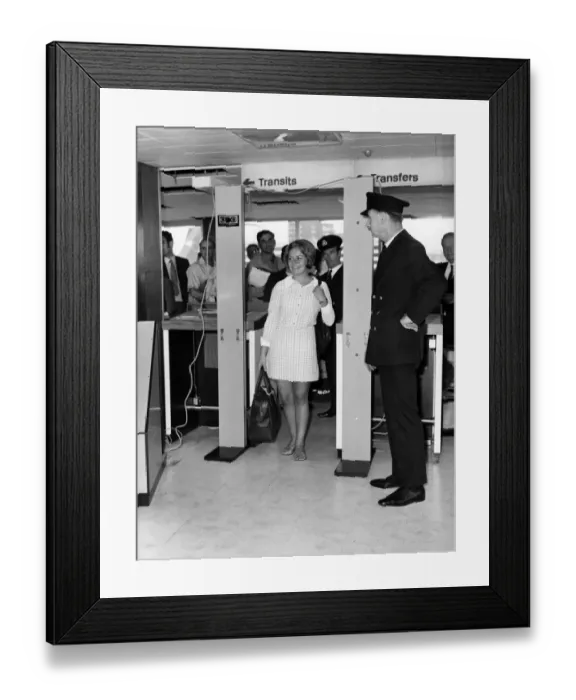 Framed Print : Following the spate of airliner hijackings by Arab guerillas on Sunday (6-9-70)