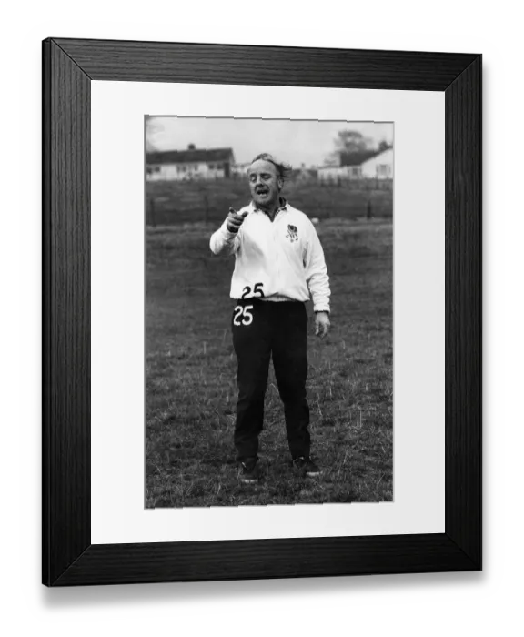 Framed Print : John Burgess England Rugby Union Coach. November 1972 P005491 Framed Print : John Burgess England Rugby Union Coach. November 1972 P005491