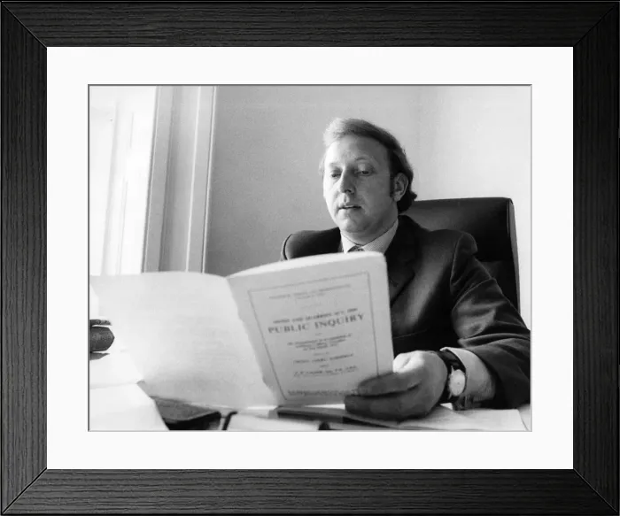 Framed Print : Author Scargill, President of the miners. September 1973 P005458 Framed Print : Author Scargill, President of the miners. September 1973 P005458
